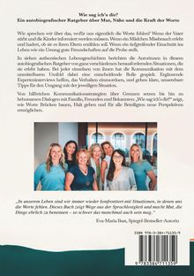 "Wie sag ich's dir?" Ein Ratgeber über Mut, Nähe und Worte. Gruppenfoto von acht Frauen, lächelnd, in heller Umgebung.