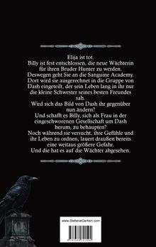 Text über Billys Entschlossenheit und einer neuen Gefahr. Unten ist ein Rabe auf einem Grabstein.