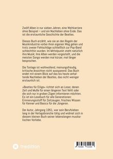Zwölf Alben, eine Weltkarriere der Beatles. Das Buch ist für Leser, die sich schnell informieren möchten.