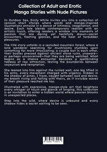 "Collection of Adult and Erotic Manga Stories with Nude Pictures" steht oben. Darunter sind beschreibende Texte. Unten ist ein Barcode.