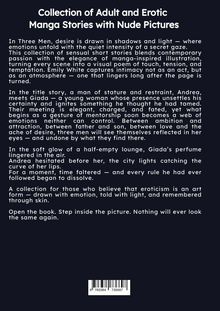 "Collection of Adult and Erotic Manga Stories with Nude Pictures." Beschreibung zu Geschichten von Verlangen und Intimität.