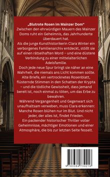 „Blutrote Rosen im Mainzer Dom“ - Ein packender historischer Thriller voller Geheimnisse und mächtiger Emotionen.