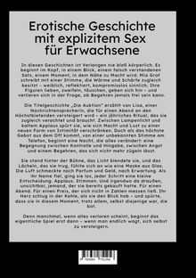 Erotische Geschichte mit explizitem Sex für Erwachsene. Graues Design mit schwarzem Text auf einem Buchrücken.