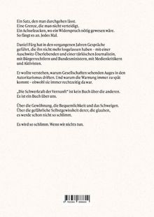 Text über das Buch "Die Schwerkraft der Vernunft" von Daniel Fürg, das gesellschaftliche Tendenzen zum Autoritarismus untersucht.
