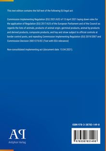 Textedition mit EU-Verordnungstexten vom 13. April 2021. Blaues Design mit ISBN und Antiphon Verlag Logo.