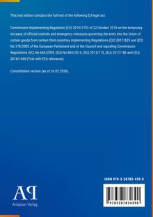 Text über EU-Verordnungen und Konsolidierung (Stand 26.02.2026). Antiphon Verlag-Logo unten. Blauer Hintergrund.