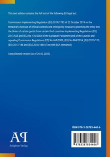 EU-Verordnungstext, konsolidierte Fassung ab 26.02.2026, ISBN 978-3-38783-440-6, blaues Design, vertikaler Farbverlauf.