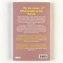 "Für ein neues Miteinander in der Schule" steht oben. Unten: Zitate von Bob Blume und Kiran Deuretzbacher. BELTZ-Logo.