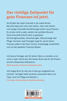 Ein Buchcover mit dem Titel: "Der richtige Zeitpunkt für gute Finanzen ist jetzt." Rezensionen und Preisangabe unten.