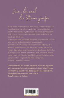 Titel: "Zwei, die nach den Sternen greifen". Beschreibung über Elara und Noahs Geschichte in Green Valley, romantisch und bewegend.