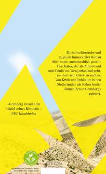 Arnon Grünberg: Besetzte Gebiete, Buch