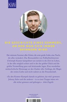 KiWi. DIE GESCHICHTE EINES SOMMERS, AN DEN MAN SICH IMMER ERINNERN WIRD. Portrait eines Mannes oben.