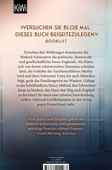 „Versuchen Sie bloß mal, dieses Buch beiseitezulegen!“ - Booklist. Beschreibung des Einflusses der Mitford-Schwestern.