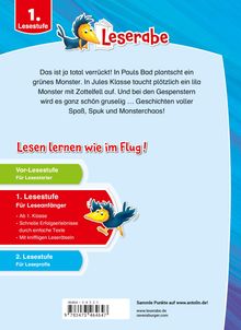1. Lesestufe, Leserabe. Geschichten voller Spaß, Spuk und Monsterchaos. Lesen lernen wie im Flug! Vor-Lesestufe, Lesestarter.