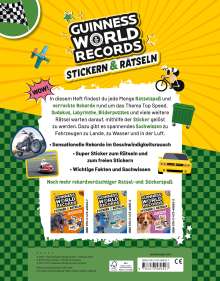 Eddi Adler: Guinness World Records Stickern und Rätseln: Top Speed, Buch