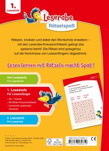 Martine Richter: Ravensburger Leserabe Rätselspaß - Kreuzworträtsel zum Lesenlernen - 1. Lesestufe für Leseanfänger, Buch
