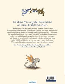 Ein kleiner Prinz, ein großes Geheimnis und ein Drache, der alle Herzen erobert. Illustration eines kleinen Drachen.