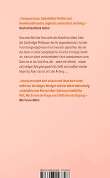 Text über einen Campusroman, sarkastisch und klug. Kurze Inhaltsangabe: Yrsa tötet unabsichtlich. Ein faszinierender Roman.