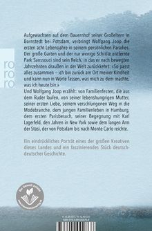Wolfgang Joop: Die einzig mögliche Zeit, Buch