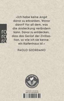 Paolo Giordano: In Zeiten der Ansteckung, Buch