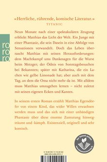 Matthias Egersdörfer: Vorstadtprinz, Buch