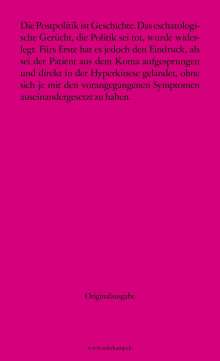 Anton Jäger: Hyperpolitik, Buch