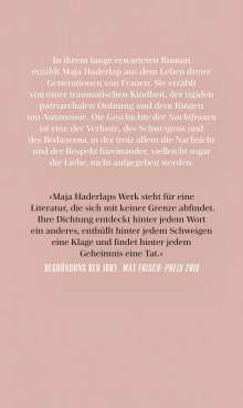 Maja Haderlap: Nachtfrauen, Buch