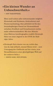 Christoph Hein: Von allem Anfang an, Buch