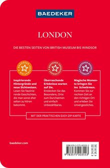BAEDEKER LONDON: Inspirierende Hintergründe, überraschende Erlebnisse, magische Momente. Mit Easy-Zip-Karte.