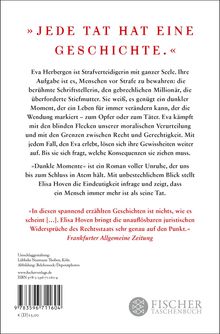 "JEDE TAT HAT EINE GESCHICHTE." Eva Herbergen ist Strafverteidigerin. Logo: Fischer Taschenbuch.
