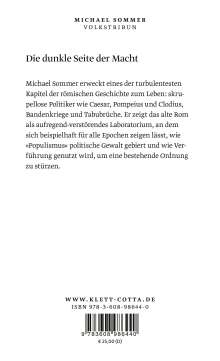 Michael Sommer: Volkstribun, Buch