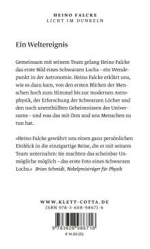 Heino Falcke: Licht im Dunkeln, Buch