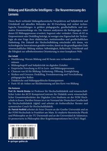 Titel: Bildung und Künstliche Intelligenz – Die Neuvermessung des Lernens. Beschreibung, Inhaltsverzeichnis, Autoren.