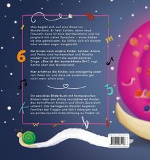 Ein Bilderbuch über neurodiverse Kinder. Max liebt Zahlen, Cora ist Wortkünstlerin. Sie entdecken gemeinsam ein Wunderland.