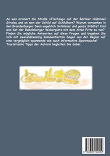 Oben ist ein Text über Berliner Sagen. Unten eine Illustration mit goldenen Gefäßen. Rechter unten ist ein Barcode.
