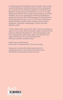 Beschreibung von Aphorismen in prägnanter, ironischer Form. Zitat von Sybille Forster-Rentmeister. Preis: €24.00.
