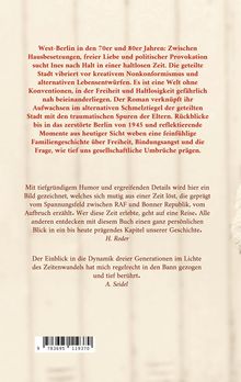 Texte beschreiben West-Berlin in den 70er/80er Jahren und Familiengeschichte. Zitiert H. Roder und A. Seidel. Barcode unten.