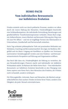 **HOMO PACIS**
Vom individuellen Bewusstsein zur kollektiven Evolution

Frieden durch innere Haltung und Entwicklung fördern.