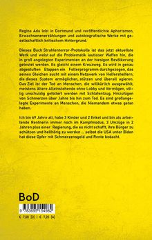 Regina Adu lebt in Dortmund und veröffentlicht gesellschaftskritische Werke. Thema: lautlose Waffen und deren Folgen. BoD-Logo.