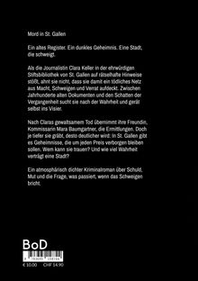 "Mord in St. Gallen" - Ein Kriminalroman über Geheimnisse, Macht und Schweigen. Spannung in einer Stadt voller Rätsel. BoD-Logo.