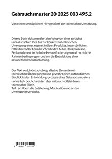 Gebrauchsmuster 20 2025 003 495.2. Entwicklung einer akkubetriebenen Kochlösung von der Idee zur Technik.