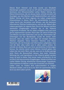 Ein Buch über Erkenntnisse von Lothar Walter Göring, geschrieben von Elisabeth Ebenberger, mit einem Bild einer Frau.