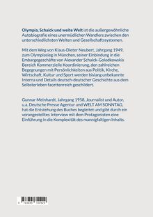 Autobiografie von Klaus-Dieter Neubert über diverse Lebensstationen, deutsche Geschichte und Interviews von Gunnar Meinhardt.