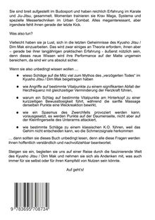Texte beschreiben Kampfsportarten mit Schwerpunkt auf Kyusho Jitsu/Dim Mak, Vitalpunkte und mögliche Effekte. Unten ISBN.
