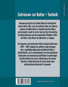 Titel: "Zeitreisen zur Kultur + Technik". Text über Naturwissenschaft, Technik und Siegfried Hartmanns Arbeiten.
