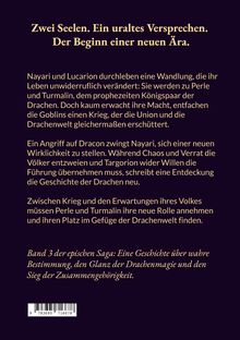 Ein Text über Veränderungen, Konflikte und eine neue Ära in einer Drachensaga, Band 3, mit zentralen Figuren Nayari und Lucarion.