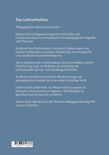 "Das Lehrerlexikon: Pädagogisches Wissen klar erklärt." Beschreibung eines Buches zur Unterstützung von Lehrkräften.