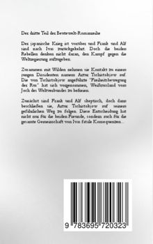 Der dritte Teil der Beutewelt-Romanreihe. Unten ein Barcode: 9783695720323. Grauer Hintergrund.
