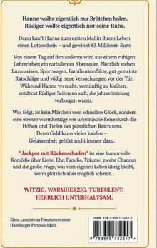 Hanne gewinnt 65 Millionen Euro. Ihr ruhiges Lehrerleben wird zum Abenteuer. "Jackpot mit Rückenschaden" – warmherzige Komödie.