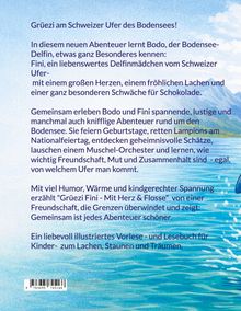 Beschreibung eines liebevoll illustrierten Vorlese- und Lesebuchs über Abenteuer am Bodensee. Enthält Delfine.
